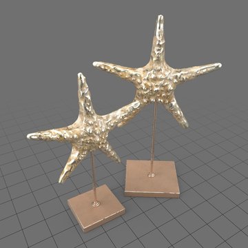 Sea star sculpture