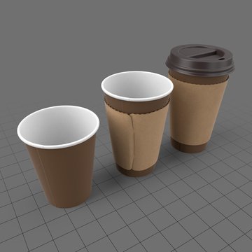 Paper coffee cups