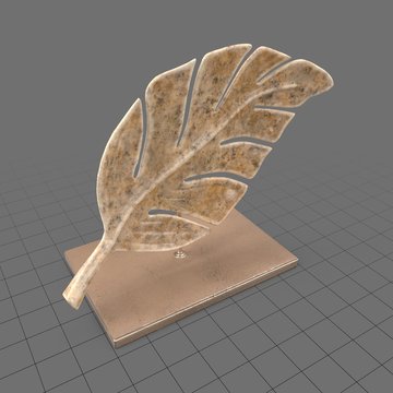 Leaf sculpture 1