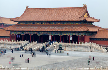 Chinese Hall of Supreme Harmony in Beijing City 