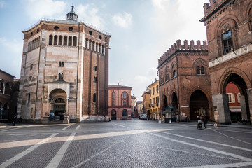 Comune Square in Cremona - obrazy, fototapety, plakaty