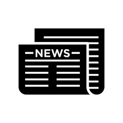 news paper icon vector template