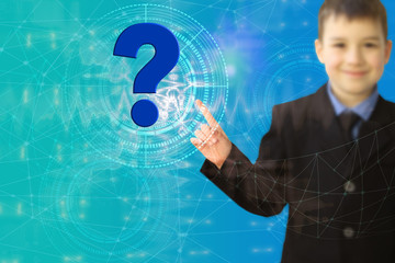 Businessman on blurred background using 5G network interface 3D rendering