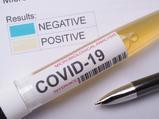 Covid-19 test tube