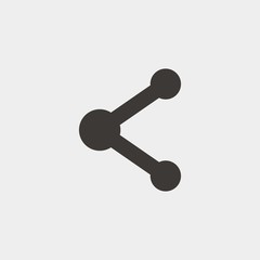 share icon vector data transfer symbol icon