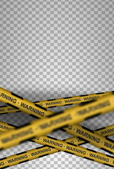 Caution, danger, warning, attention, police tapes, sign, line. Black and yellow line striped.