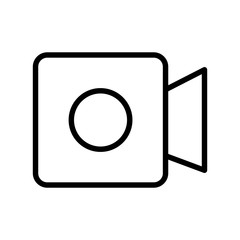 video camera icon vector template