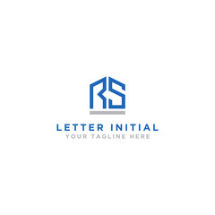 Inspiring company logo design from the initial letters to the RS logo icon. -Vectors	