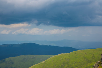 Carpathian mountains landscape