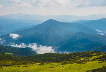 Obraz premium Carpathian mountains landscape