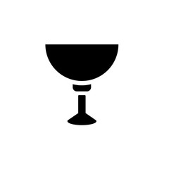 wine glass icon vector