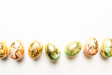 Natural Golden Speckled Easter Eggs