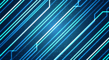 Fototapeta premium Abstract Technology Line Background,Hi-tech and Internet Concept design,Free Space For text in put,Vector illustration.