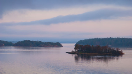 Islands of Scandinavia Sweden sunrise Baltic sea