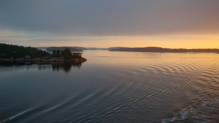 Islands of Scandinavia Sweden sunrise Baltic sea