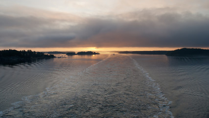 Islands of Scandinavia Sweden sunrise Baltic sea