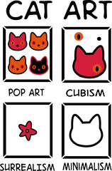 Modern Cat art