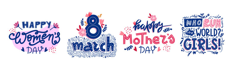 Spring season ad and holiday texts on white.