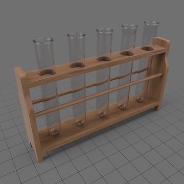 Test tubes in rack