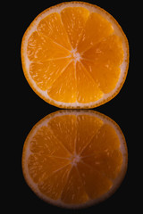 Close up of lemon slices