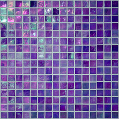 Gresite purple stoneware, decorative background in vintage mosaic style