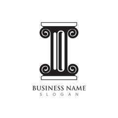 Column Logo or symbol creative Template illustration vector design