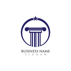 Column Logo or symbol creative Template illustration vector design