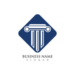 Column Logo or symbol creative Template illustration vector design