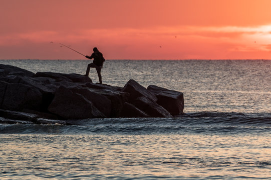 Fisherman in the Morning Light