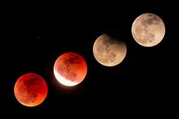 Mondfinsternis-Kollage © Markus Hentschel