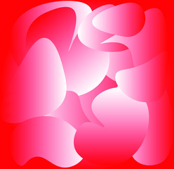 abstract background with hearts