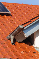 eavestrough of a rooftop