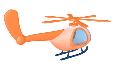 Cartoon helicopter back © Чарльз Дарвин