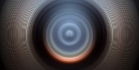 Abstract round background. Circles from the center point. Image of diverging circles. Rotation that creates circles.