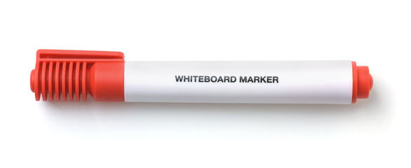 Whiteboard red marker pen