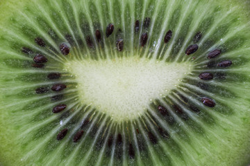 キウイフルーツのクローズアップ