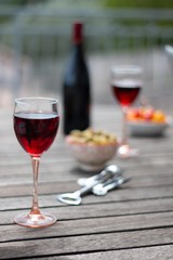 Verre de vin rouge