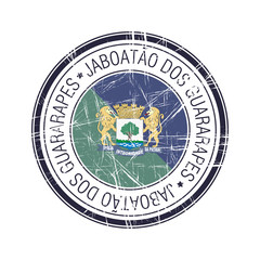 City of Jaboatao dos Guararapes, Brazil vector stamp