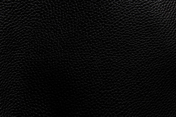 Blurred leather background, black color. Abstract texture background out of focus. Abstract black background.