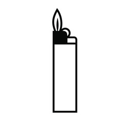 Vector illustration of a lighter. Device for smoking marijuana.