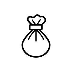 rag bag line style icon