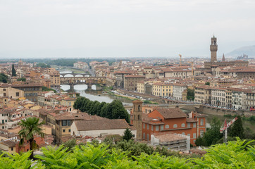 Fototapeta na wymiar View of the Florence, Italy