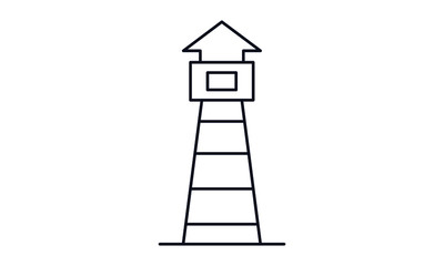sailing, white, direction, navy, signal, radar, beach, hope, template, company, style, line, outline, art, linear, icons, symbol, icon, sign, wave, travel, illustration, light, ocean, beacon, coast, n