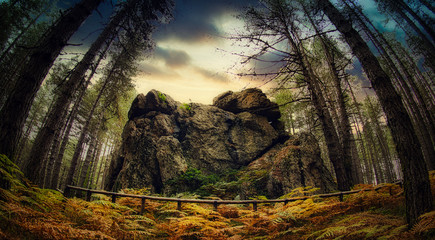 Fortress of Pietra Salva, in the mountains of the Aspromonte national park.