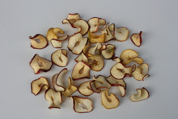 Apfelchips. Apfelringe.