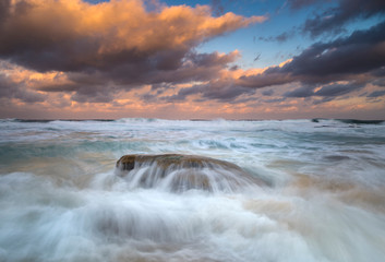 Tamarama Beach at sunset, Sydney Australia