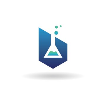 science lab logo icon design