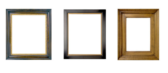isolated antique luxury frame