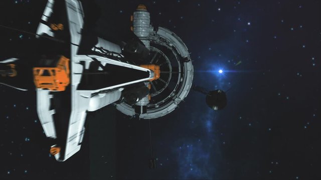 Large Spaceship- SciFi Colony Ship