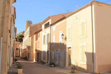 The old town of Gruissan in the heart of Regional Natural Park of Narbonne